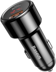 baseus car charger magic pps qc 40 usb type c pd 45w black photo