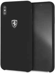 ferrari feosihci65bk iphone xs max black hard case silicone off track photo