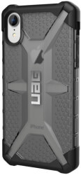 urban armor gear case plasma for iphone xr black transparent photo