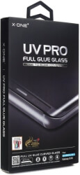 x one uv pro tempered glass for sam galaxy s10 case friendly black photo