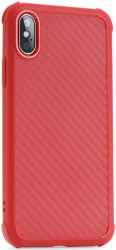 roar armor carbon back cover case for apple iphone x xs red photo