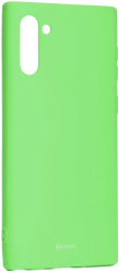 roar colorful jelly back cover case for samsung galaxy note 10 lime photo