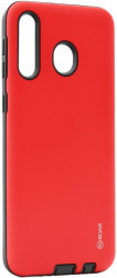 roar rico armor back cover case for samsung galaxy m30 red photo