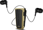 ipro rh219s stereo bluetooth headset retractable black gold photo