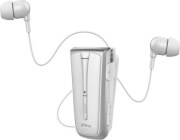 ipro rh219s stereo bluetooth headset retractable white silver photo