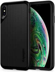 spigen neo hybrid back cover case for apple iphone xs max jet black photo