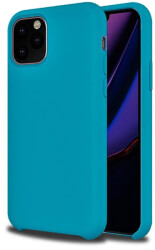 forcell silicone back cover case for apple iphone 11 pro max 65 dark blue photo
