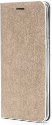 luna book flip case for apple iphone 7 plus 8 plus silver gold photo