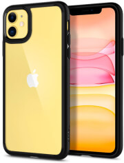 spigen ultra hybrid back cover case for apple iphone 11 matte black photo
