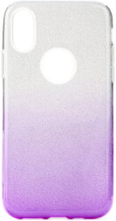 forcell shining back cover case for apple iphone 11 pro max 65 clear violet photo