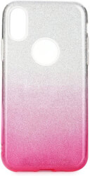forcell shining back cover case for apple iphone 11 61 clear pink photo