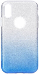 forcell shining back cover case for apple iphone 11 pro 58 clear blue photo