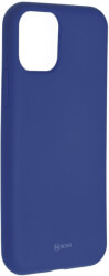 roar colorful jelly back cover case for apple iphone 11 navy photo