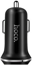 hoco car charger double usb port 21a z1 black photo