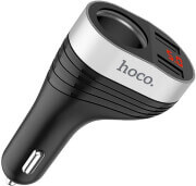 hoco car charger double usb port 31a with cigarette lighter z29 photo