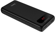hoco power bank 20000mah with lcd mige b20a black photo