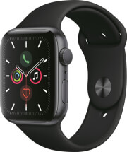apple watch series 5 32gb 44mm space grey aluminium black sport band photo