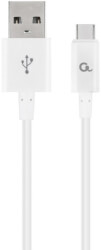 cablexpert cc usb2p amcm 2m w type c charging and data cable 2m white photo