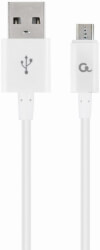 cablexpert cc usb2p ammbm 1m w micro usb charging and data cable 1m white photo