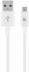 cablexpert cc usb2p ammbm 2m w micro usb charging and data cable 2m white photo