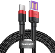 baseus cable cafule hw quick charging type c 40w 1m red black photo