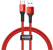 baseus cable halo micro usb 3a 05m red photo