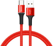 baseus cable halo usb type c 3a 1m red photo