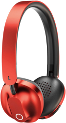 baseus encok d01 wireless headphones red photo