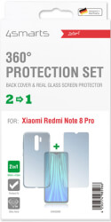 4smarts 360 protection set for xiaomi redmi note 8 pro clear photo