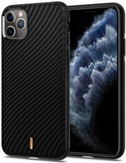 spigen ciel wave shell back cover case for apple iphone 11 pro 58 black photo