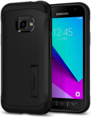 spigen slim armor back cover case for samsung xcover 4 4s black photo