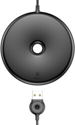 baseus donut wireless charger black photo