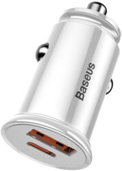 baseus carcharger pps30w max pd30 qc40 scp white photo