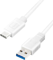 logilink cu0174 usb 32 gen1x1 cable usb a male to usb c male 1m white photo