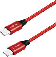 logilink cu0156 usb 20 cable usb c to usb c 1m red photo