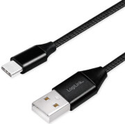 logilink cu0140 usb 20 cable usb a male to usb c male 1m photo