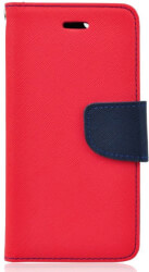 fancy book flip case for xiaomi redmi 8a red navy photo