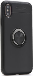 forcell ring back cover case stand for xiaomi redmi note 8 pro black photo