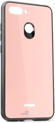 glass back cover case for xiaomi redmi 7 pink photo