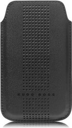hugo boss copenhagen leather universal cover pouch black photo