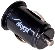 akyga ak ch 02 universal car charger 21a 2x usb black photo