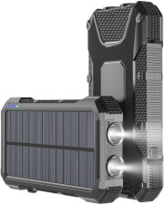 4smarts solar power bank rugged titanpack slim 20000mah black photo