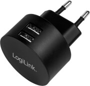 logilink pa0218 usb socket adapter 2x usb port for fast charging 105w photo