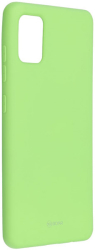 roar colorful jelly back cover case for samsung galaxy a51 lime photo