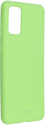 roar colorful jelly back cover case for samsung galaxy s20 plus lime photo