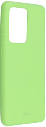 roar colorful jelly back cover case for samsung galaxy s20 ultra lime photo