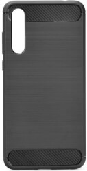 forcell carbon back cover case for huawei psmart z black photo