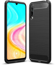 forcell carbon back cover case for huawei honor 20 lite black photo