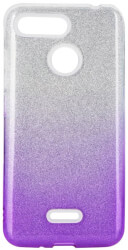 forcell shining back cover case for xiaomi redmi 7a clear violet photo