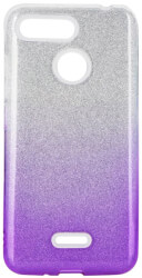 forcell shining back cover case for xiaomi redmi 8 redmi 8a clear violet photo